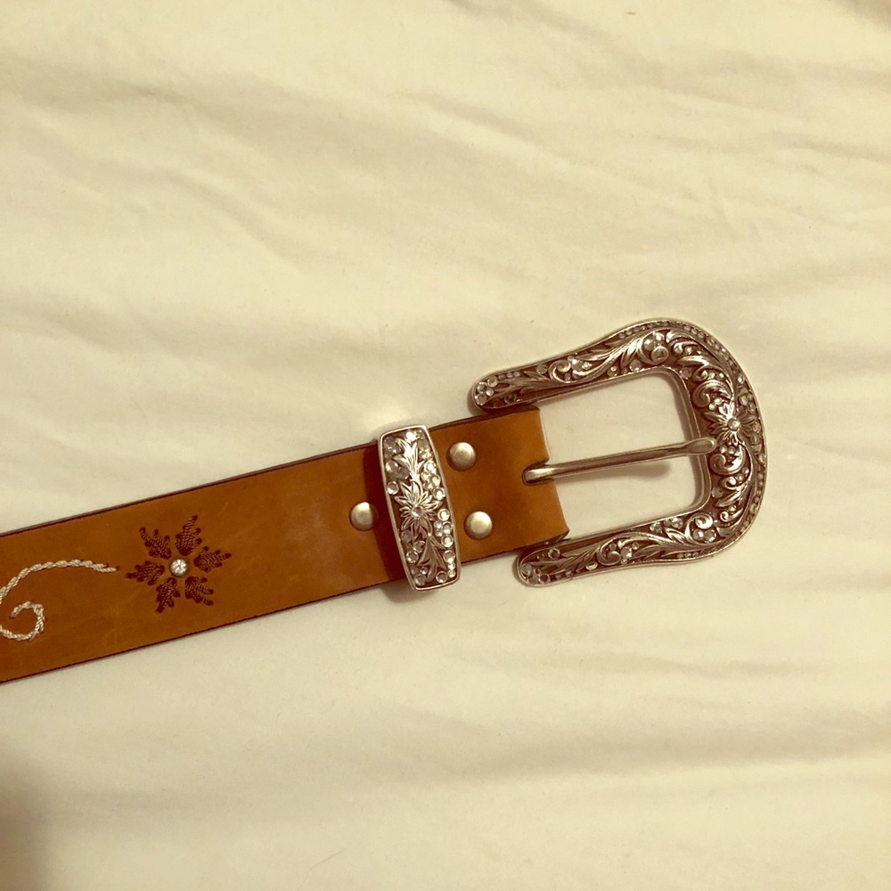 Leather belt